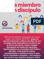 Cada Miembro Es Un Discipulo