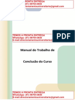 Manual Do Trabalho de Conclusão Do Curso - Enfermagem