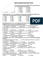 ENGLISH EXERCISES REVIEW - UNIT 2docx