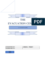 Concept Paper Evacuation Center