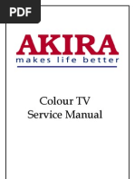 Akira 3y01 Chassis ct21ds9 La8633xx La76810 TV SM (ET)