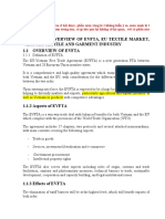 Chapter I: Overview of Evfta, Eu Textile Market, Vietnam Textile and Garment Industry 1.1 Overview of Evfta