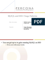 MySQL and SSD: Usage Patterns