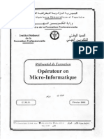 Référentiel Formation Opérateur en Micro Informatique