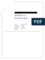 User Manual - Record-To-Report