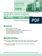 ANPH-M1-CU3. The Tissues and Integumentary System