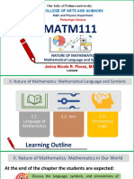 MATH Nature of Mathematics