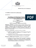 Ley Contra La Legitimación de Ganancias Ilícitas, Financiamiento Del Terrorismo