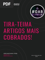 Tira-Teima Artigos Mais Cobrados!: @oabaivoueu