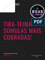 Tira-Teima Súmulas Mais Cobradas!: @oabaivoueu