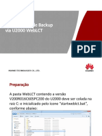 Procedimento Backup Via U2000 WebLCT