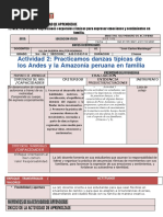 Practicamos Expresiones Corporales Rítmicas para Expresar Emociones y Sentimientos en Familia - semaNA 29