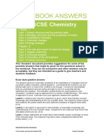 Workbook Answers: AQA GCSE Chemistry