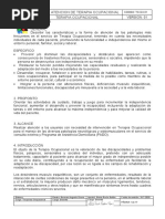 Guía de Atención Terapia Ocupacional