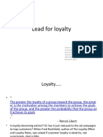 Lead For Loyalty