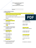 Examen de Diagnostico de Artes