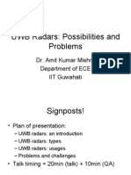 UWB Radars: Possibilities and Problems: Dr. Amit Kumar Mishra Department of ECE IIT Guwahati