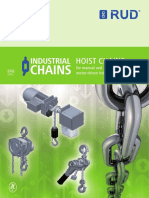 Hoist Chains: For Manual and Motor-Driven Hoists