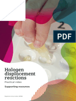 Halogen Displacement Reactions: Practical Video Supporting Resources