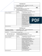 Ramos, Routing Slip