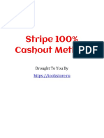 Stripe 100% Cashout Method: Brought To You by