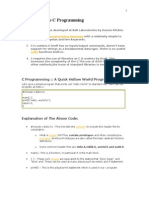 Introduction To C Programming