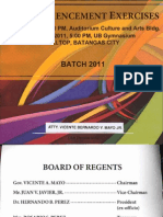 65th Commencement Exercises, University of Batangas