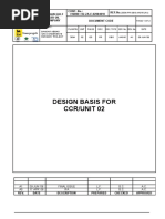 Design Basis For Ccr/Unit 02: Snamprogetti