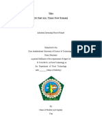 Industrial Training Report Format (B.tech. and M.SC.) (Final)