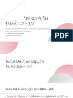 Aula 9 - Teste de Apercepção Temática - TAT