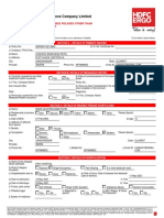 HDFC ERGO General Insurance Company Limited: Claim Form - Part A