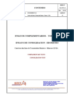 Ensayo de Consolidacion DPI - SPT-3