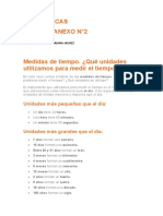 Matematicas 4to Año Anexo N°2: Unidades Más Pequeñas Que El Día