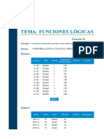 Funciones Lógicas - Ejercicio