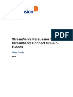 StreamServe Connect For SAP E-Docs