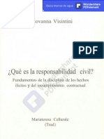 Visintini, Giovanna - La Responsabilidad Civil