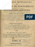 Memórias Históricas Da Província de Pernambuco