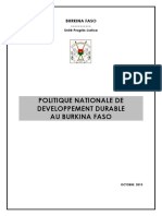 PNDD Burkina Fao