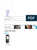 Nokia 2700 Classic: Home News Reviews Blog Rankings Coverage Software Glossary FAQ Links Contact Us