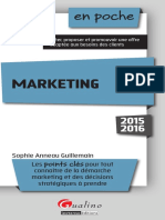 En Poche - Marketing 2015-2016 by Anneau Guillemain, Sophie (Anneau Guillemain, Sophie)