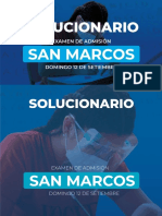 San Marcos 2021 Solucionario Domingo 12 Setiembre