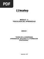 Modulo Ii "Psicologia Del Aprendizaje: Unidad I