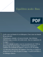 Equilibrio Ácido - Base