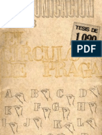 Circulo Lingüístico de Praga - Tesis 1929