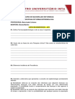 Lista de Exercícios Ap1 - Farmacoepidemiologia - Monitoria