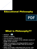 01 Introduction To Philosophy of Education