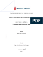 Estructura de Elaboración de Propuesta Crítica