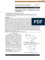 The Design and Performance Analysis of Refrigeration System Using R12 & R134a Refrigerants