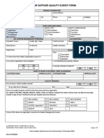 Supplier Quality Questionnaire