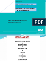 Biodisponibilidad y Bioequivalencia